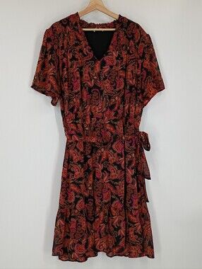Devoted Smocked Paisley Chiffon Dress